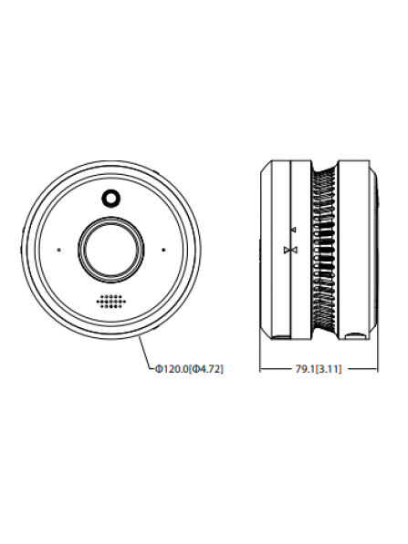 Сетевая камера с датчиком дыма Dahua DHI-HY-SAV849HA-E Сетевая камера с датчиком дыма Dahua DHI-HY-SAV849HA-E